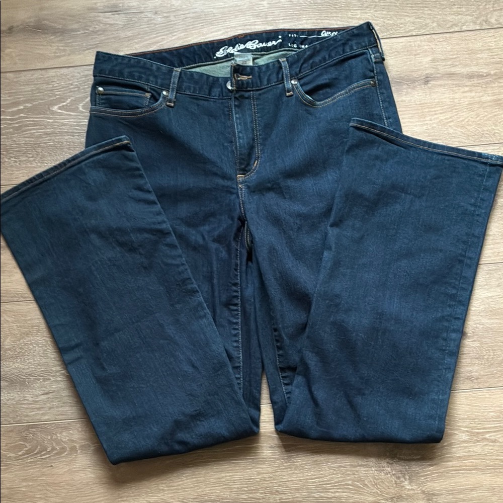 Eddie Bauer Women's Dark Blue Jeans